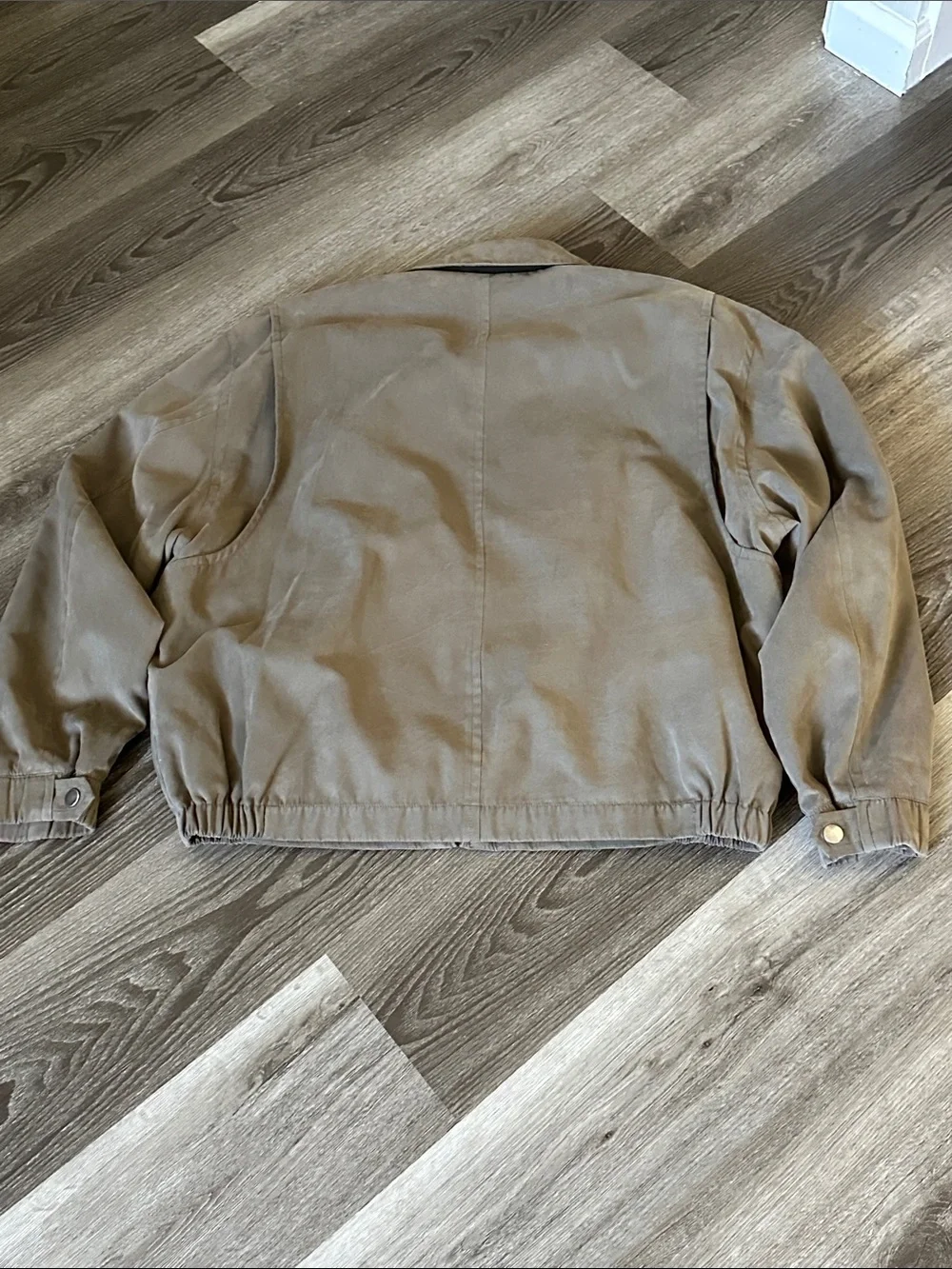 Vintage Gary Player Classic Men's Beige Zip-Front Jacket